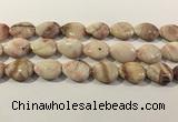 CRC1086 15.5 inches 18*25mm flat teardrop rhodochrosite beads