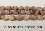 CRC1087 15.5 inches 18*25mm flat teardrop rhodochrosite beads