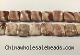 CRC1095 15.5 inches 25*25mm square rhodochrosite beads wholesale