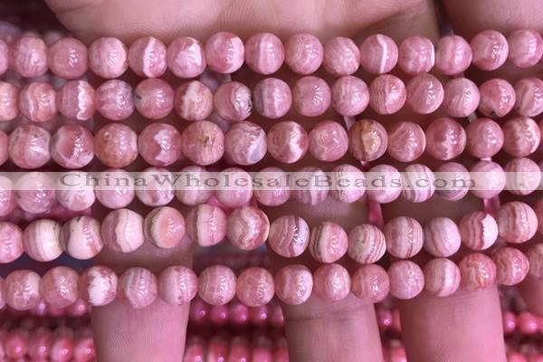 CRC1159 15.5 inches 6mm round rhodochrosite gemstone beads