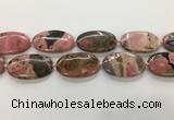 CRC1168 15.5 inches 30*50mm oval rhodochrosite gemstone beads