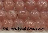 CRC1182 15.5 inches 6mm round Argentina rhodochrosite beads