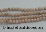 CRC150 15.5 inches 3.5mm round Argentina rhodochrosite beads