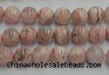 CRC152 15.5 inches 8mm round Argentina rhodochrosite beads