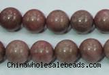 CRC204 16 inches 12mm round rhodochrosite gemstone beads wholesale