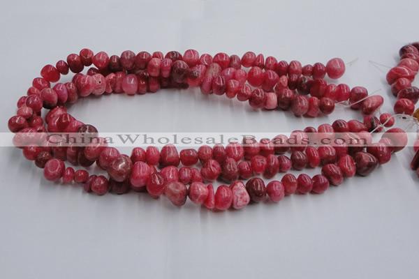 CRC35 15.5 inches 6*8mm - 8*10mm dyed rhodochrosite nuggets beads