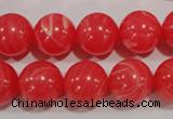 CRC505 15.5 inches 14mm round synthetic rhodochrosite beads