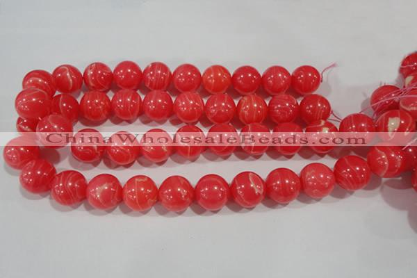 CRC506 15.5 inches 16mm round synthetic rhodochrosite beads