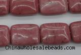 CRC701 15.5 inches 15*20mm rectangle rhodochrosite beads wholesale