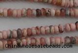 CRC750 15.5 inches 2.5*4mm rondelle rhodochrosite beads wholesale