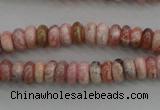 CRC751 15.5 inches 3*5mm rondelle rhodochrosite beads wholesale