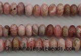 CRC752 15.5 inches 4*6mm rondelle rhodochrosite beads wholesale