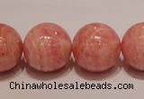 CRC92 16 inches 18mm round grade AA argentina rhodochrosite beads