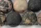 CRD368 15 inches 10mm round matte rhodonite beads
