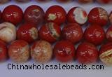 CRE302 15.5 inches 8mm round red jasper beads wholesale