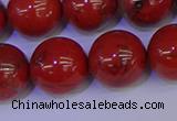 CRE307 15.5 inches 18mm round red jasper beads wholesale