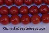 CRE322 15.5 inches 8mm round red jasper beads wholesale