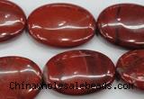 CRE51 15.5 inches 22*30mm oval red jasper beads wholesale