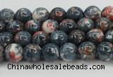 CRF329 15.5 inches 6mm round dyed rain flower stone beads wholesale