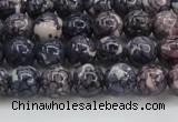 CRF336 15.5 inches 6mm round dyed rain flower stone beads wholesale