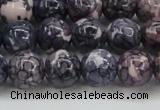 CRF339 15.5 inches 12mm round dyed rain flower stone beads wholesale