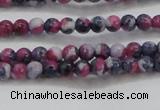 CRF447 15.5 inches 3mm round dyed rain flower stone beads wholesale