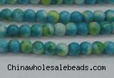 CRF451 15.5 inches 3mm round dyed rain flower stone beads wholesale