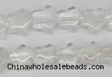 CRG08 15.5 inches 12*12mm star white crystal gemstone beads wholesale