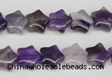 CRG12 15.5 inches 12*12mm star amethyst gemstone beads wholesale