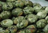 CRH105 15.5 inches 10*14mm rice rhyolite beads wholesale