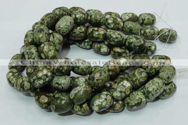 CRH17 15.5 inches 18*24mm egg-shaped rhyolite beads wholesale