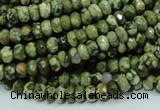 CRH51 15.5 inches 4*6mm faceted rondelle rhyolite beads wholesale