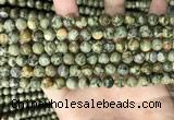 CRH570 15.5 inches 4mm round rhyolite gemstone beads wholesale