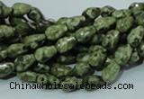 CRH62 15.5 inches 6*8mm faceted teardrop rhyolite beads wholesale