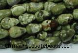 CRH64 15.5 inches 10*14mm faceted teardrop rhyolite beads wholesale