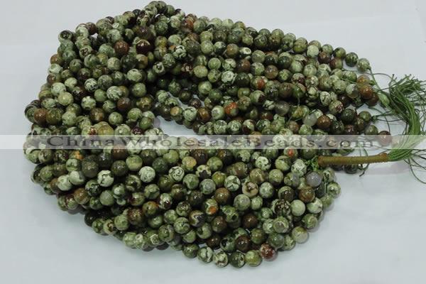 CRH99 15.5 inches 8mm round rhyolite beads wholesale