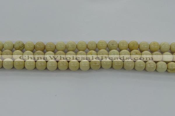 CRI203 15.5 inches 10mm round riverstone beads wholesale