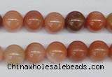 CRJ202 15.5 inches 10mm round natural red jade gemstone beads