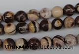 CRO102 15.5 inches 8mm round zebra jasper beads wholesale