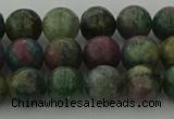 CRO1112 15.5 inches 8mm round ruby apatrite beads wholesale