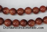 CRO128 15.5 inches 8mm round goldstone beads wholesale