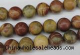 CRO192 15.5 inches 10mm round rainbow jasper beads wholesale