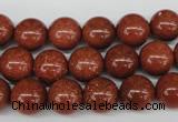 CRO228 15.5 inches 10mm round goldstone beads wholesale