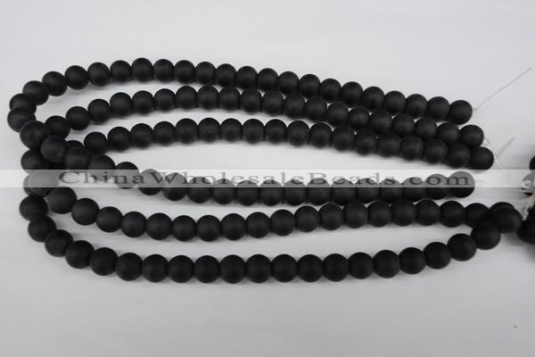CRO245 15.5 inches 10mm round blackstone beads wholesale