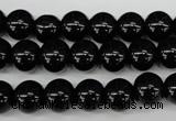 CRO247 15.5 inches 10mm round blackstone beads wholesale