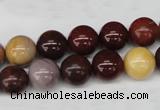 CRO248 15.5 inches 10mm round mookaite gemstone beads wholesale