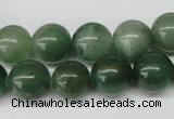 CRO305 15.5 inches 12mm round green aventurine beads wholesale