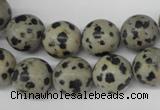 CRO320 15.5 inches 12mm round dalmatian jasper beads wholesale