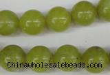 CRO331 15.5 inches 12mm round Korean jade beads wholesale