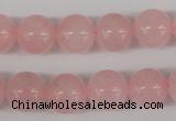 CRO341 15.5 inches 12mm round rose quartz beads wholesale